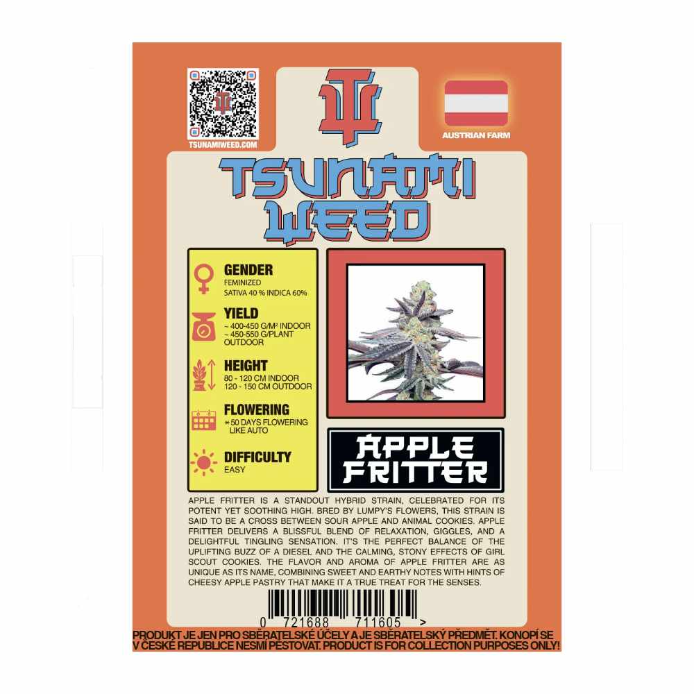 KONOPNÁ SEMÍNKA APPLE FRITTER