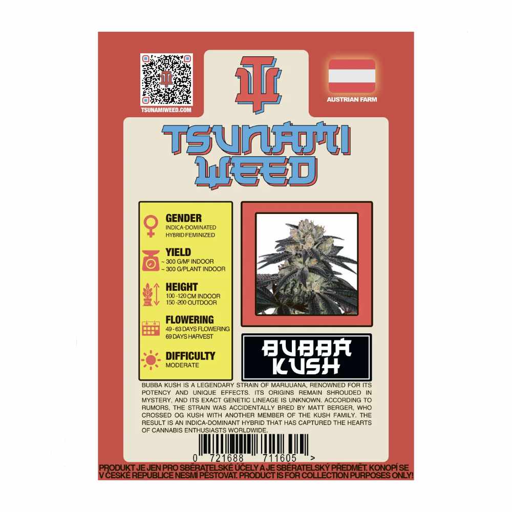 KONOPNÁ SEMÍNKA BUBBA KUSH
