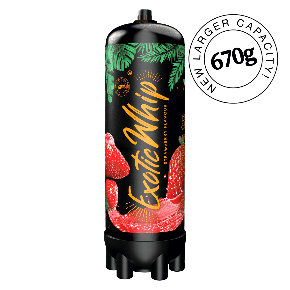 ŠLEHAČKOVÁ BOMBA EXOTIC WHIP 670G - JAHODA