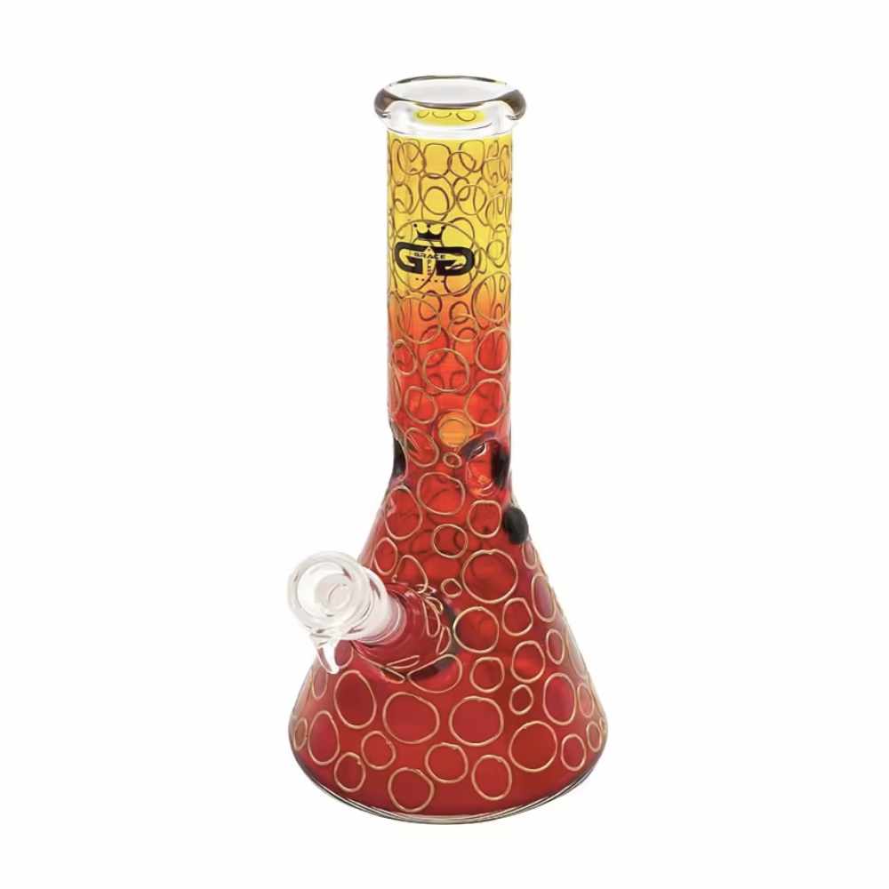SKLENĚNÝ BONG GRACE GLASS RAINFOREST BEAKER SERIES 31 CM