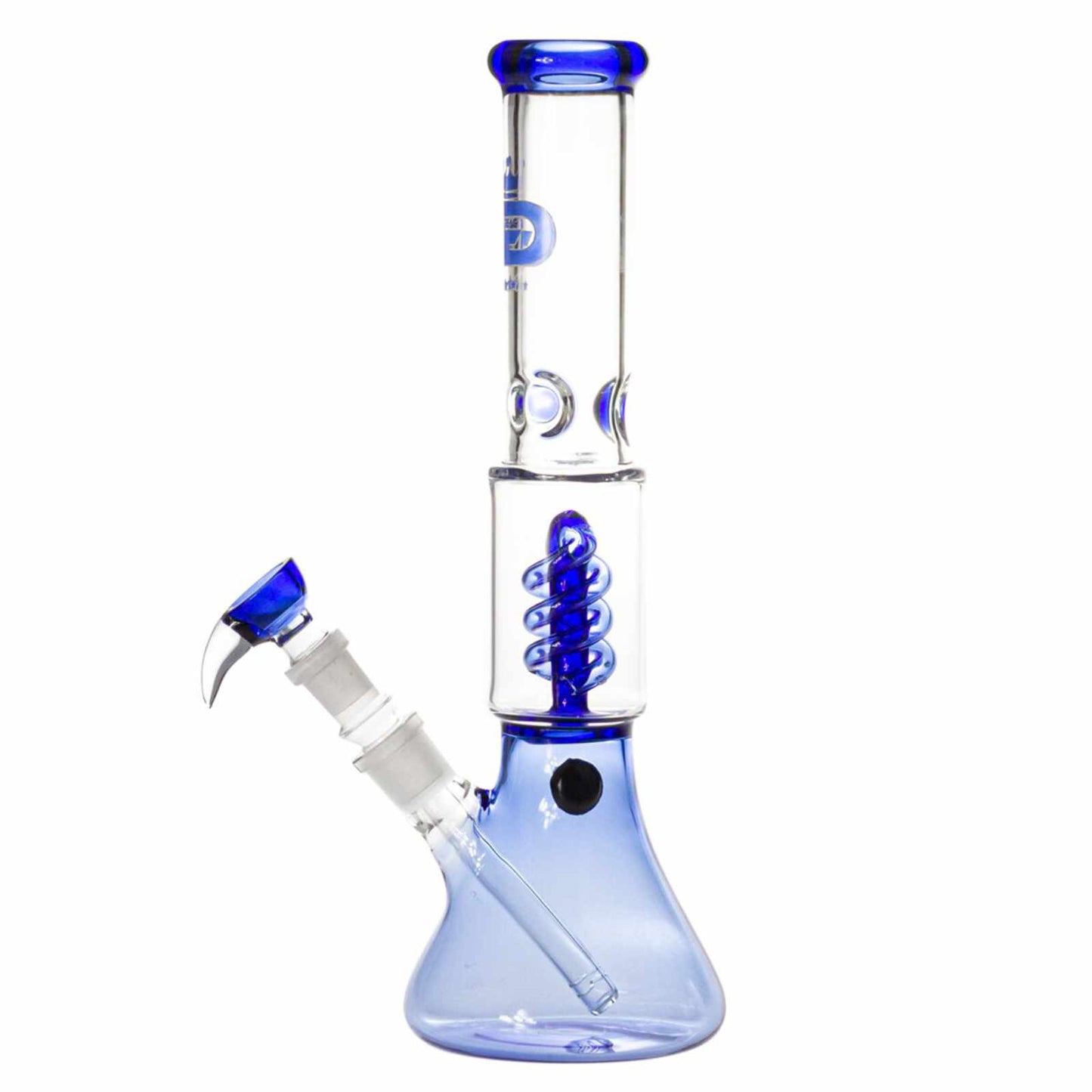 SKLENĚNÝ BONG GRACE GLASS SMALL BOY MODRÝ 34,5 CM