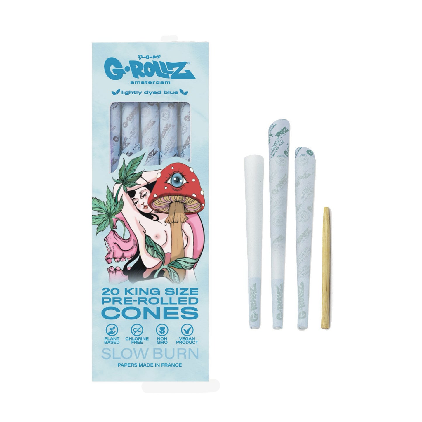 CONES NAKED SHROOM KING SIZE - 20 KS