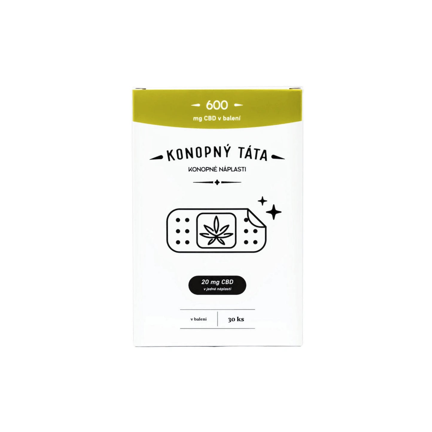 CBD NÁPLASTI 600 MG
