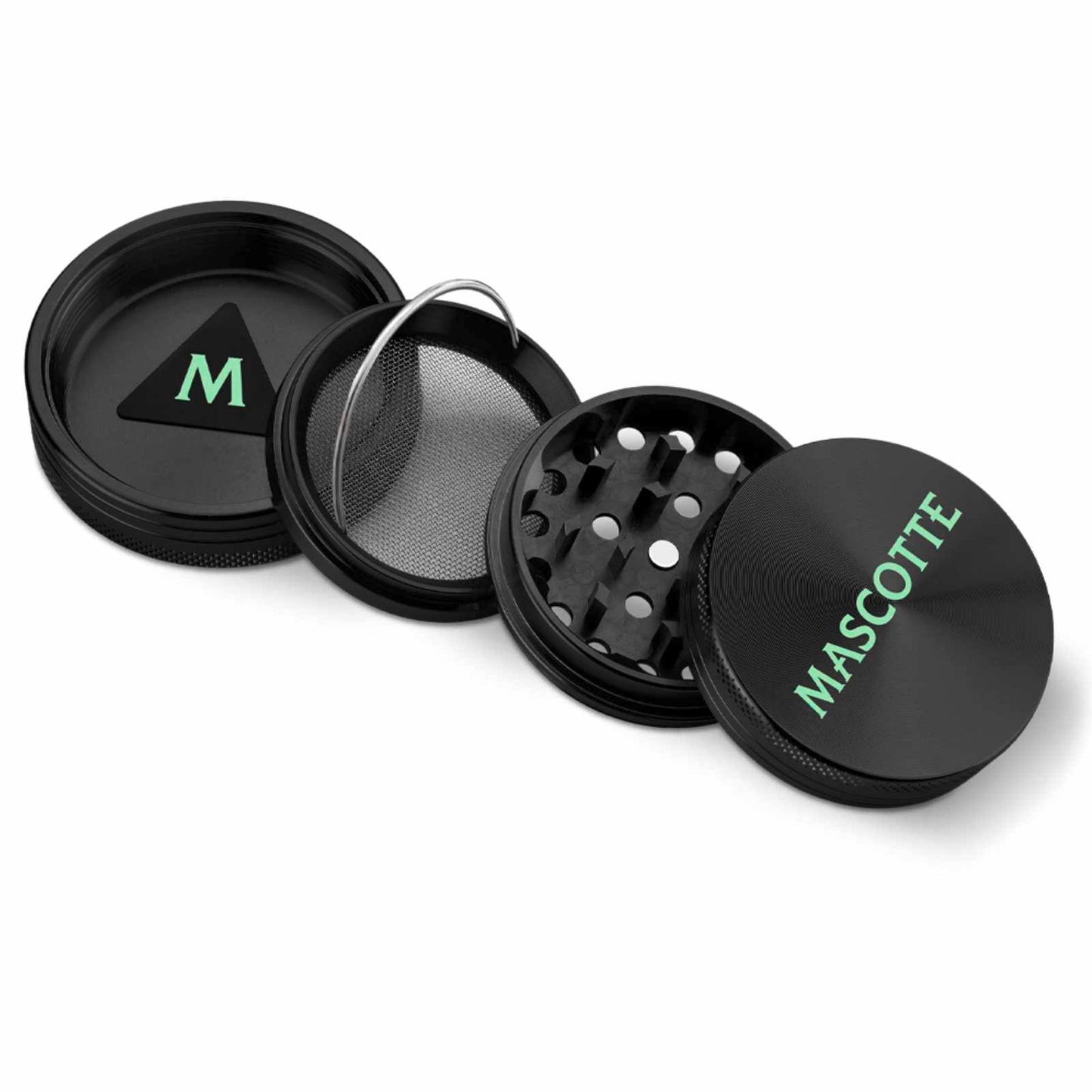 DRTIČKA KOVOVÁ Ø 61 MM ČERNÁ (4DÍLNÁ)