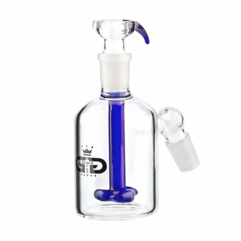 SKLENĚNÝ PRECOOLER GRACE GLASS MODRÝ 18,8 MM