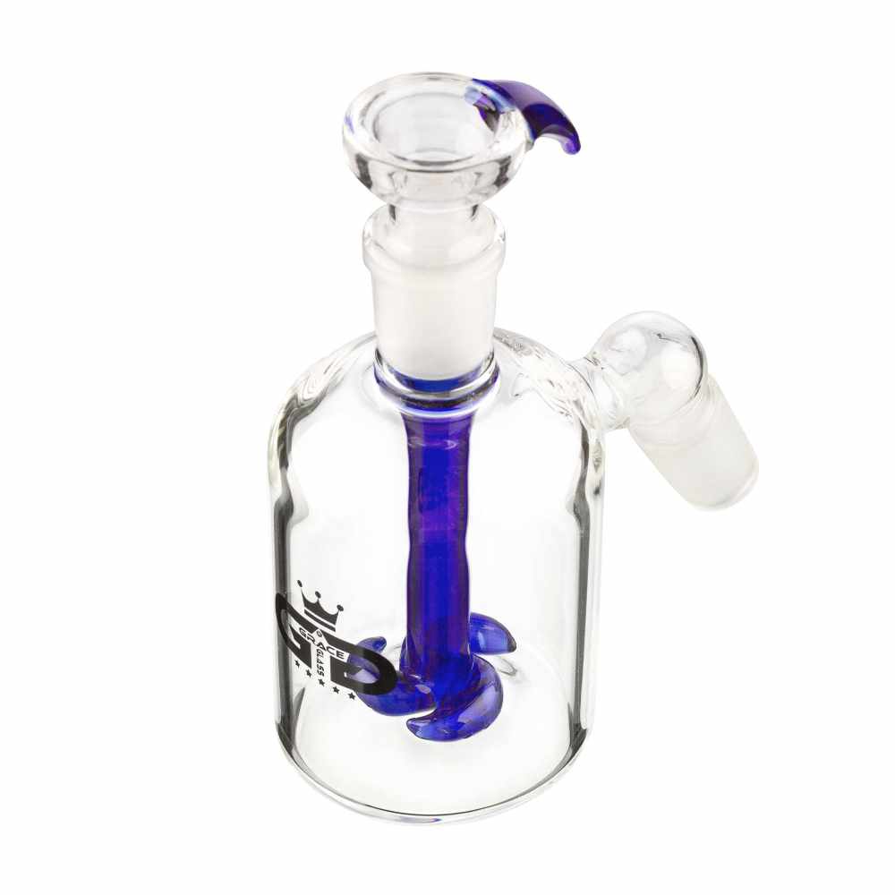 SKLENĚNÝ PRECOOLER GRACE GLASS MODRÝ 18,8 MM