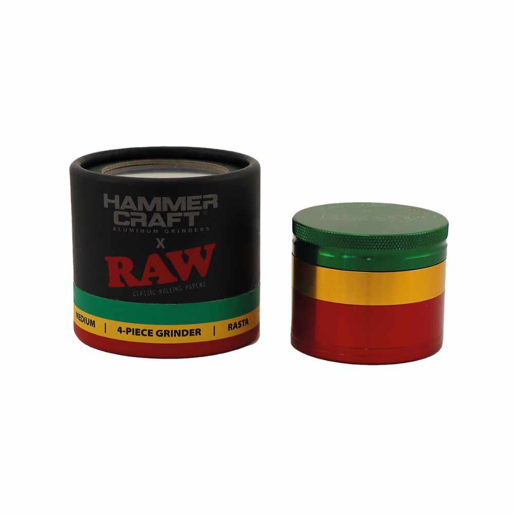 DRTIČKA KOVOVÁ RAW RASTA HAMMER Ø 55 MM (4DÍLNÁ)