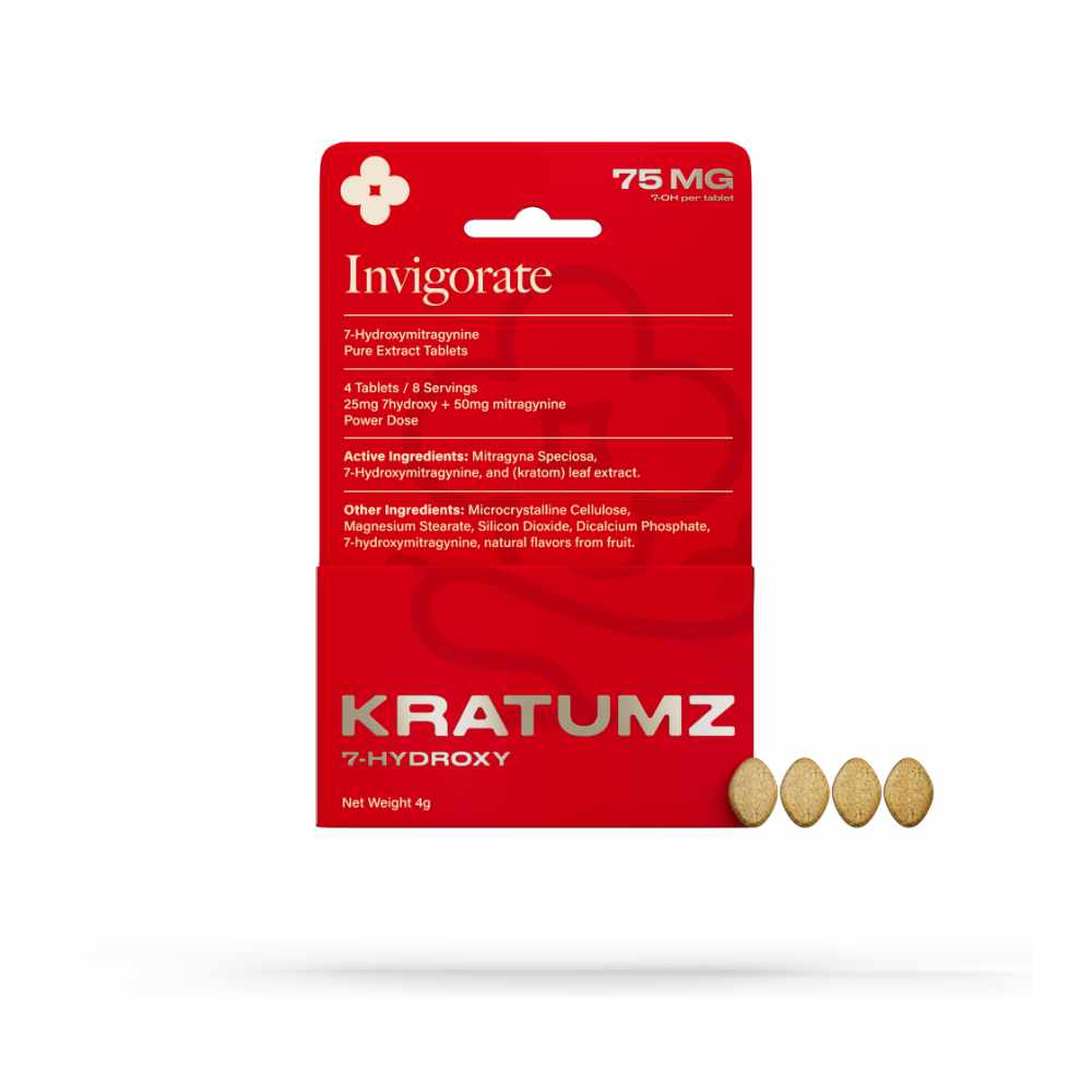 KRATUMZ 7-OH KAPSLE INVIGORATE - 75 MG
