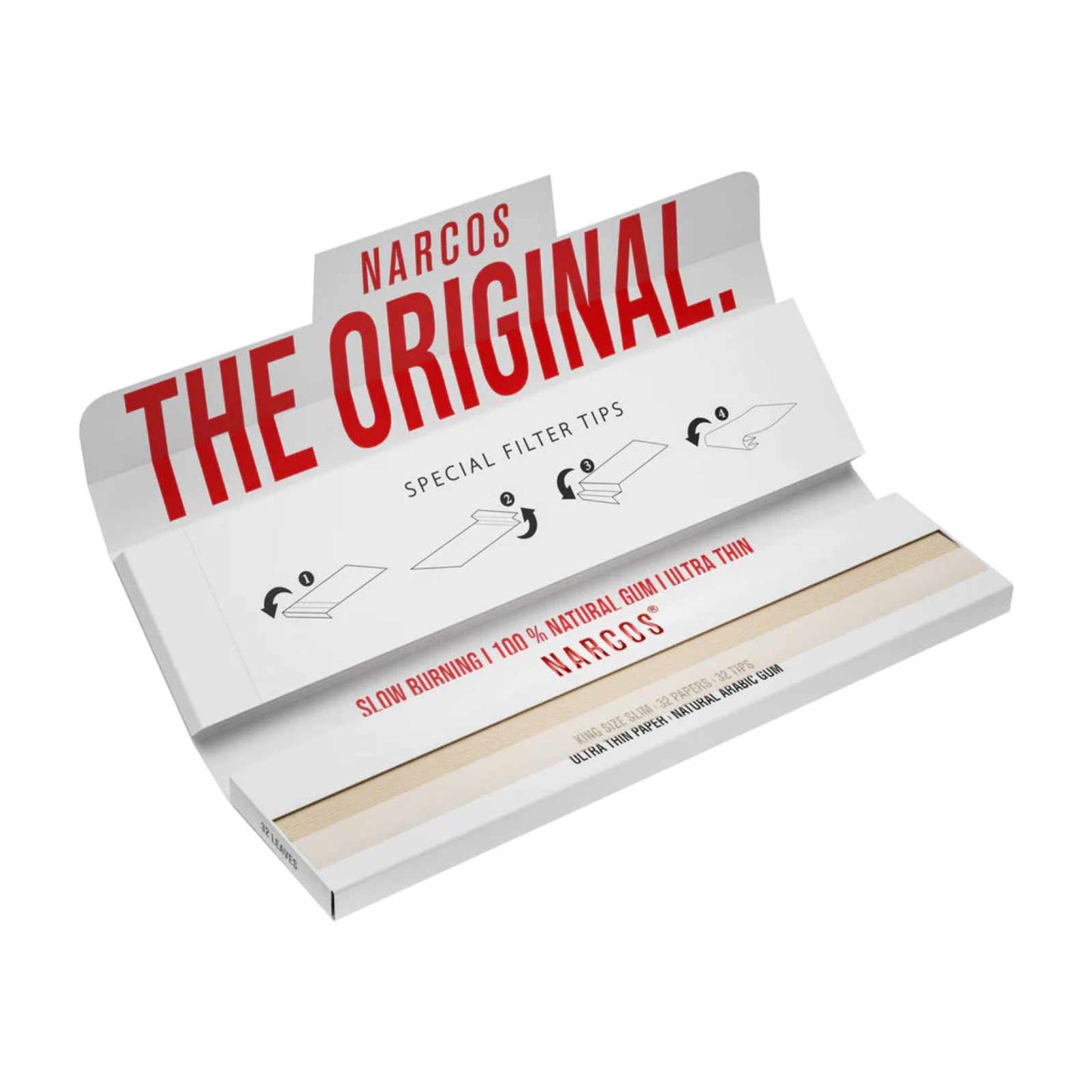 PAPÍRKY + FILTRY NARCOS WHITE EDITION KING SIZE SLIM