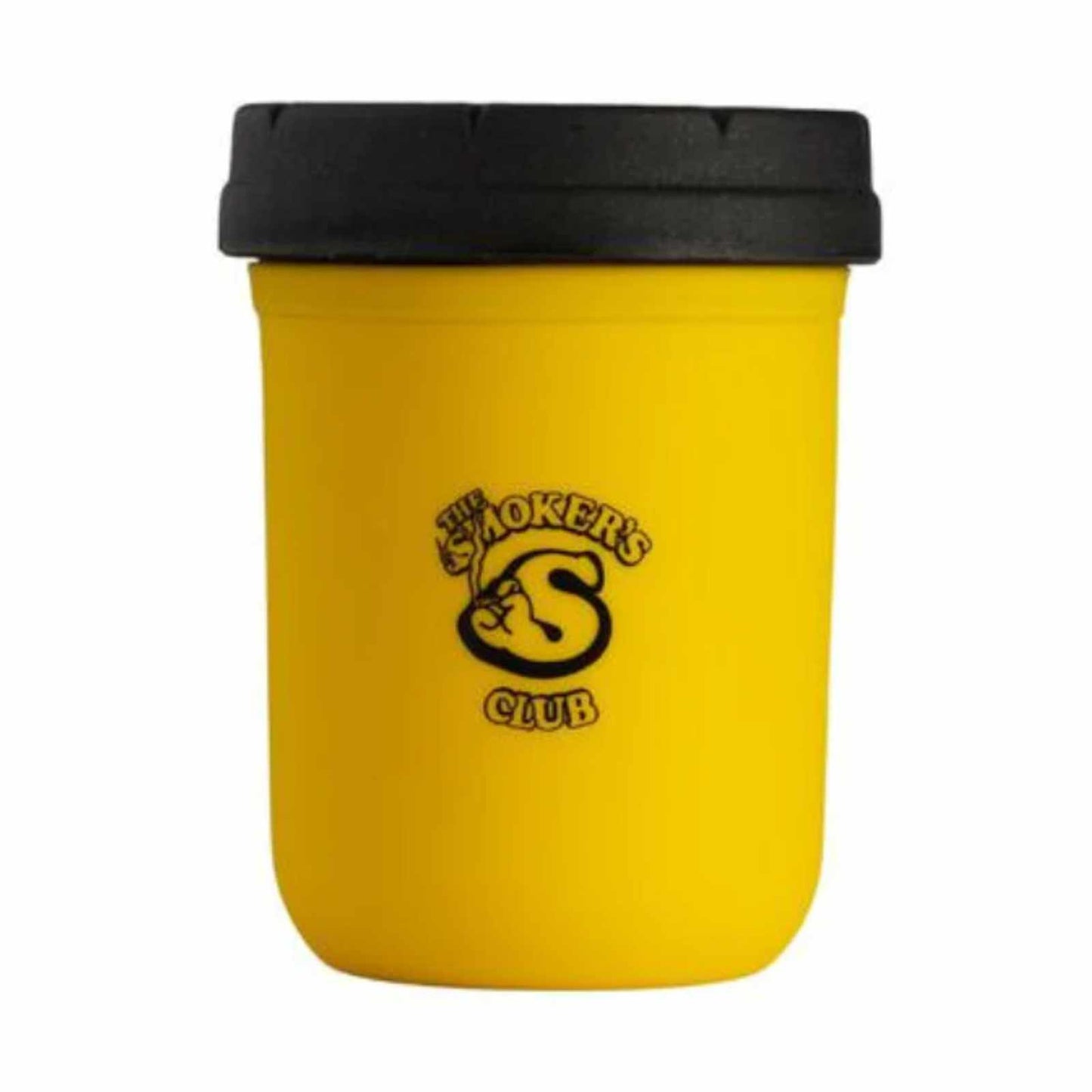 SKLENICE SE SILIKONOVÝM OBALEM STONED OG ŽLUTÁ 8oz