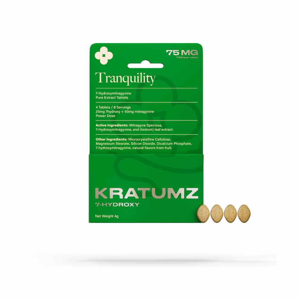 7-OH KRATOM KAPSLE TRANQUILITY - 75 MG