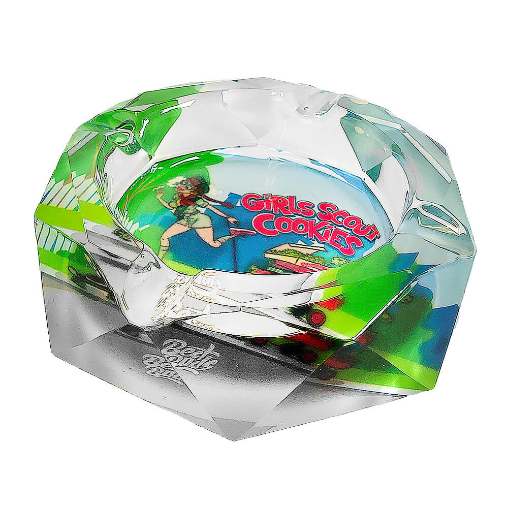 POPELNÍK Z KŘIŠŤÁLOVÉHO SKLA - GIRLS SCOUT COOKIES