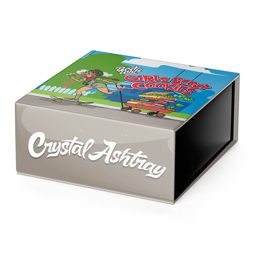 POPELNÍK Z KŘIŠŤÁLOVÉHO SKLA - GIRLS SCOUT COOKIES