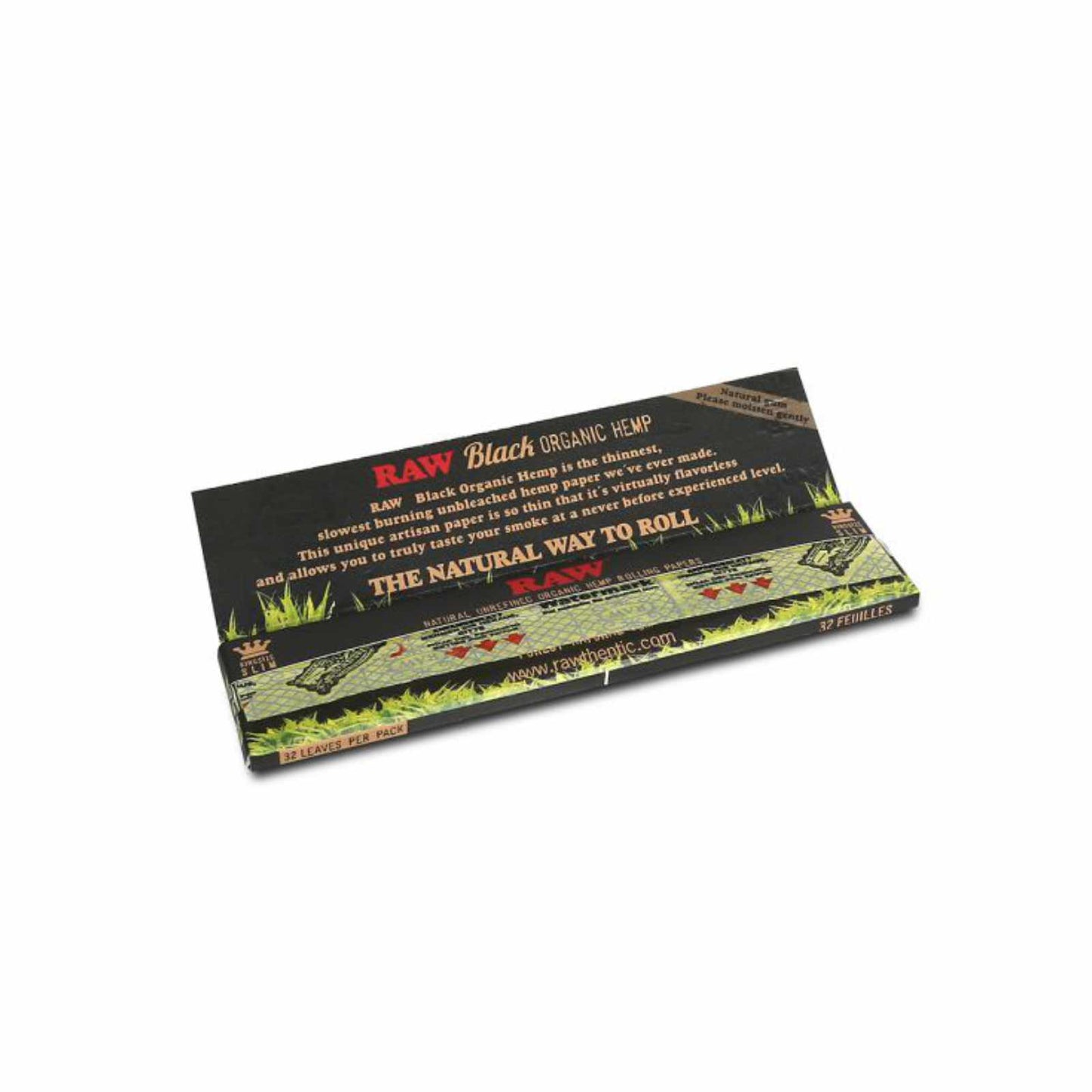 PAPÍRKY BLACK ORGANIC HEMP KING SIZE SLIM