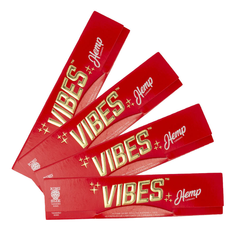 Papírky Vibes King Size Slim Hemp + Filtry