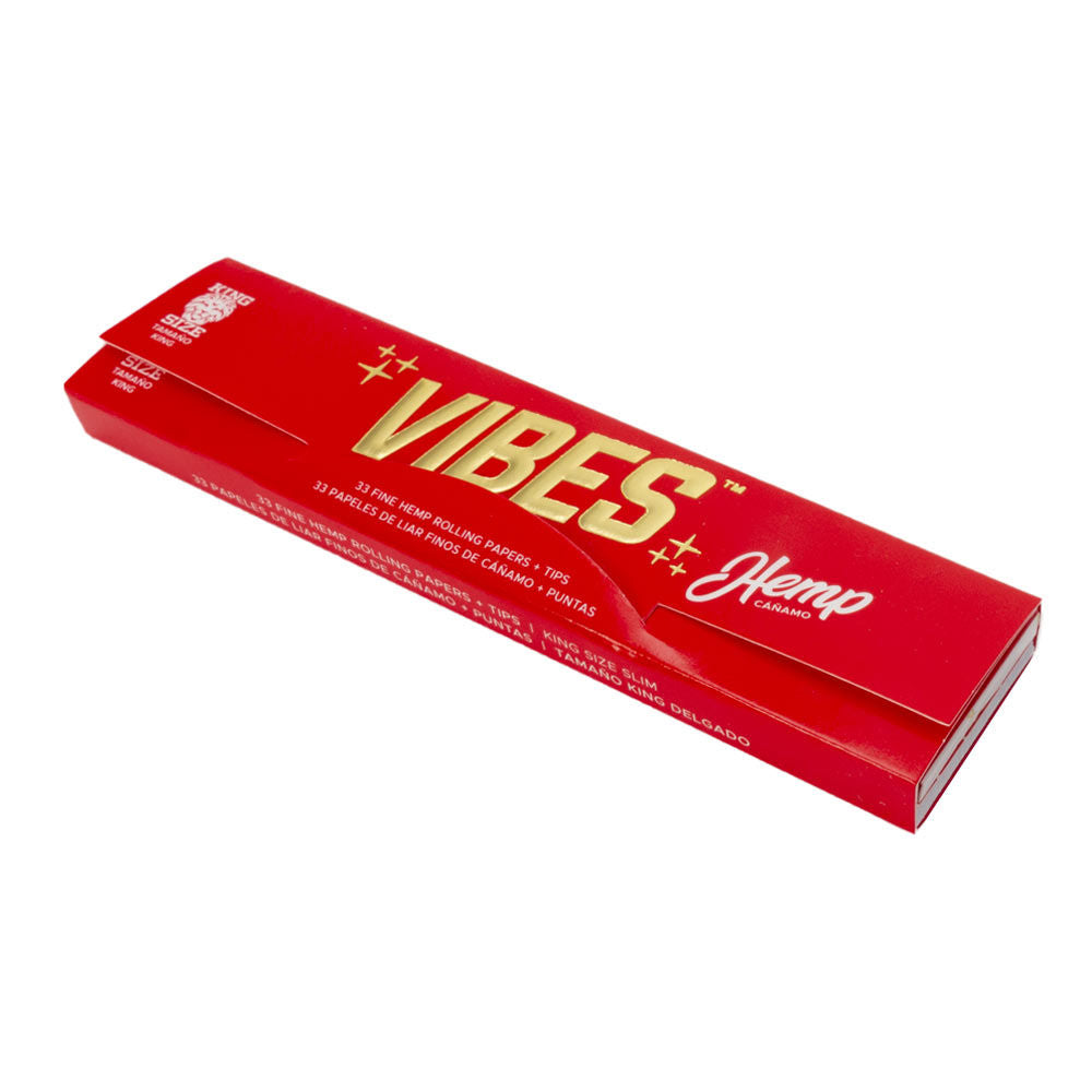 Papírky Vibes King Size Slim Hemp + Filtry