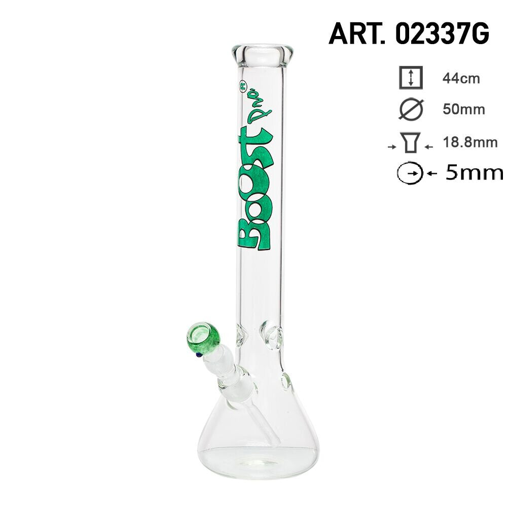 SKLENĚNÝ BONG BOOST BEAKER GLASS 44 CM