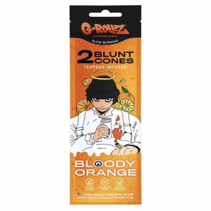 PŘEDBALENÉ BLUNTY S TERPENY BLOODY ORANGE 2 KS