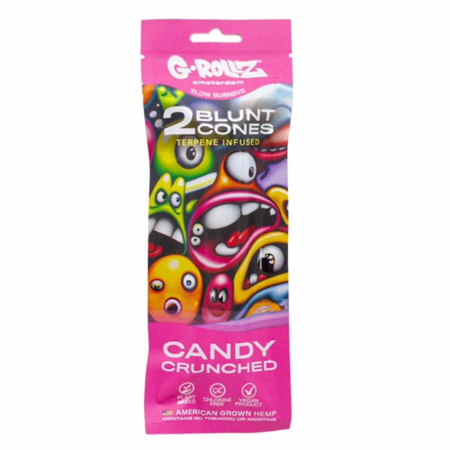 PŘEDBALENÉ BLUNTY S TERPENY CANDY CRUNCHED 2 KS