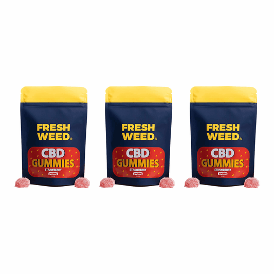 2+1 ZDARMA CBD GUMMIES STRAWBERRY 300 MG