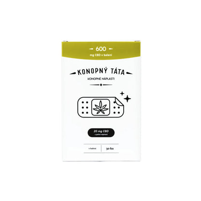 CBD NÁPLASTI 600 MG