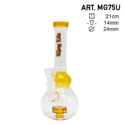 SKLENĚNÝ BONG THUG LIFE BEAKER SERIES 21 CM