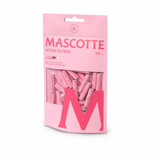 FILTRY UHLÍKOVÉ PINK SLIM - BALENÍ 50 KS