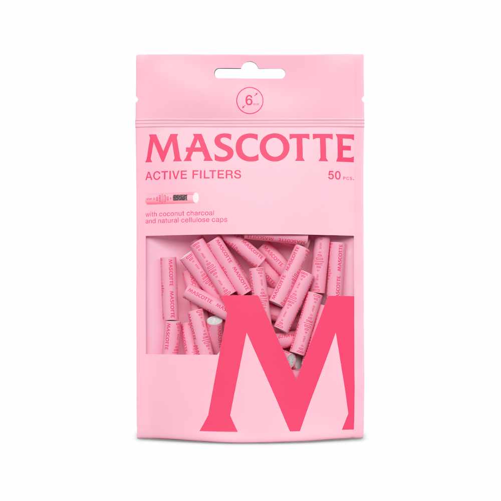 FILTRY UHLÍKOVÉ PINK SLIM - BALENÍ 50 KS