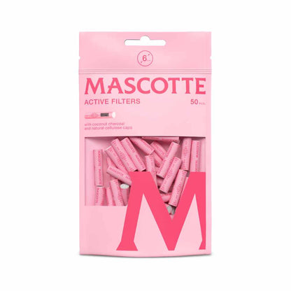 FILTRY UHLÍKOVÉ PINK SLIM - BALENÍ 50 KS