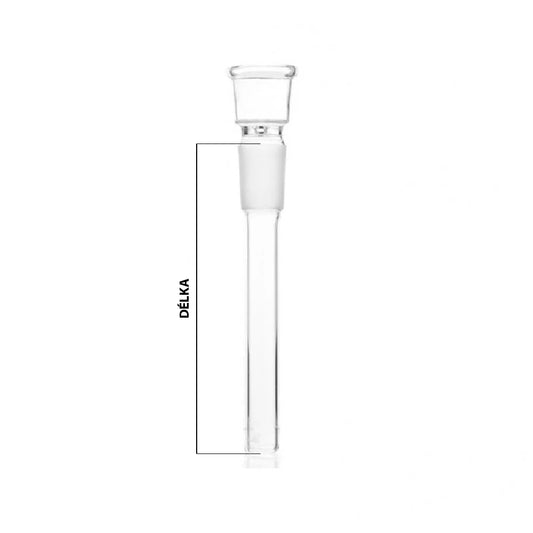 CHILLUM + KOTLÍK SKLENĚNÝ 18 MM - KE KONTROLE CENA