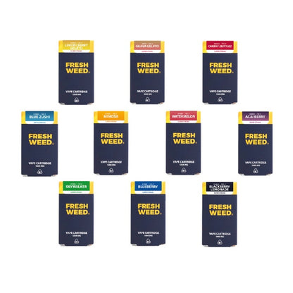 VÝHODNÝ BALÍČEK VŠECH PŘÍCHUTÍ THC-X CARTRIDGE - 10 KS