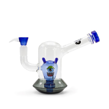 SKLENĚNÝ BONG GRACE GLASS ALIEN SPACESHIP 18 CM
