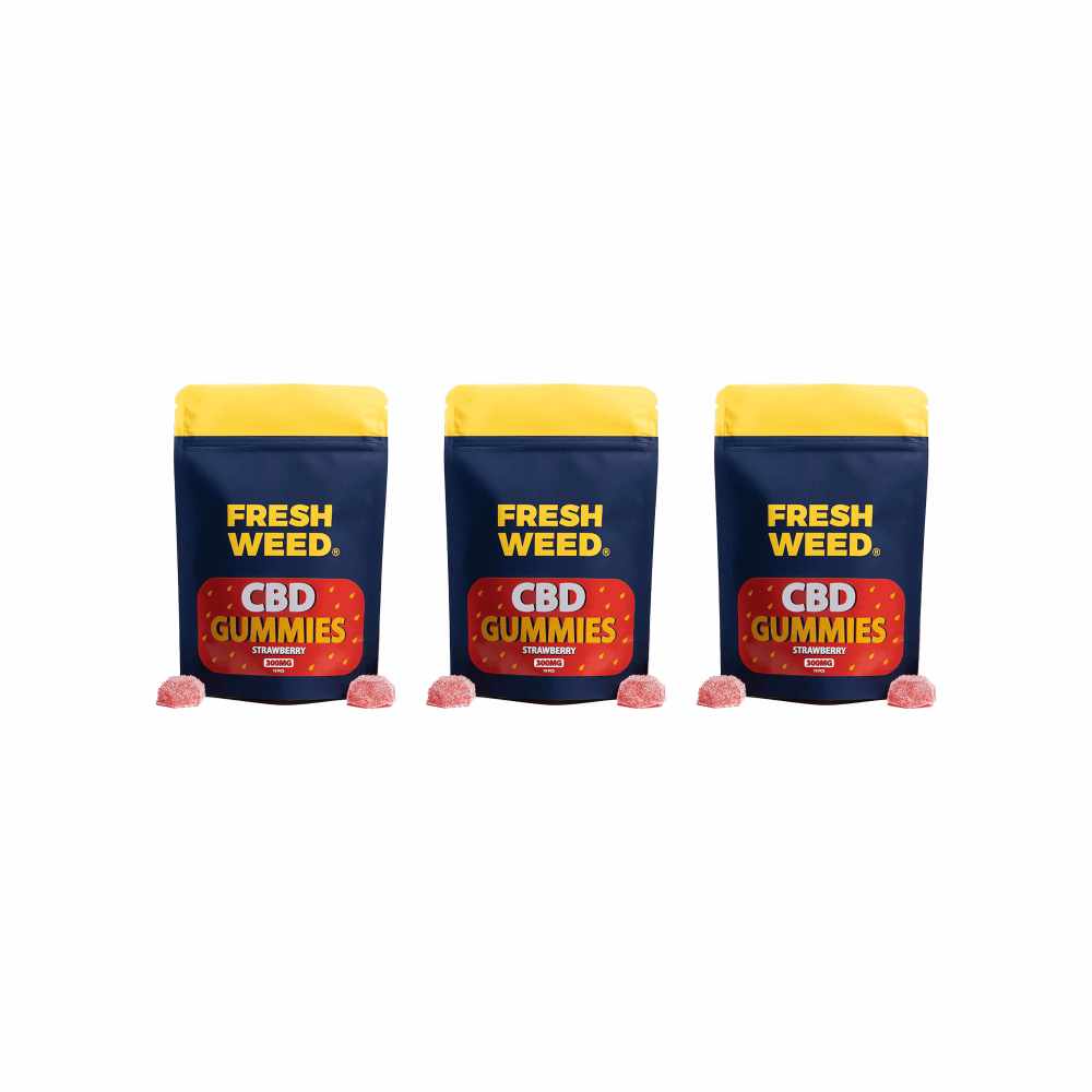 2+1 ZDARMA CBD GUMMY STRAWBERRY 300 MG