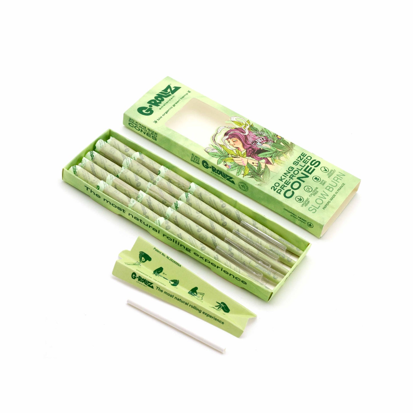 CONES COLLECTOR COLOSSAL DREAM ORGANIC HEMP KING SIZE - 20 KS