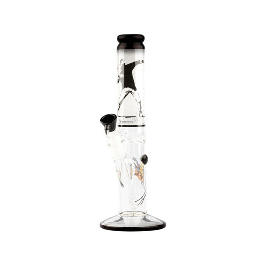 SKLENĚNÝ BONG BANKSY'S GRAFFITI FLAME THROWER 34 CM