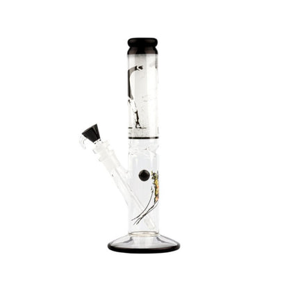 SKLENĚNÝ BONG BANKSY'S GRAFFITI FLAME THROWER 34 CM