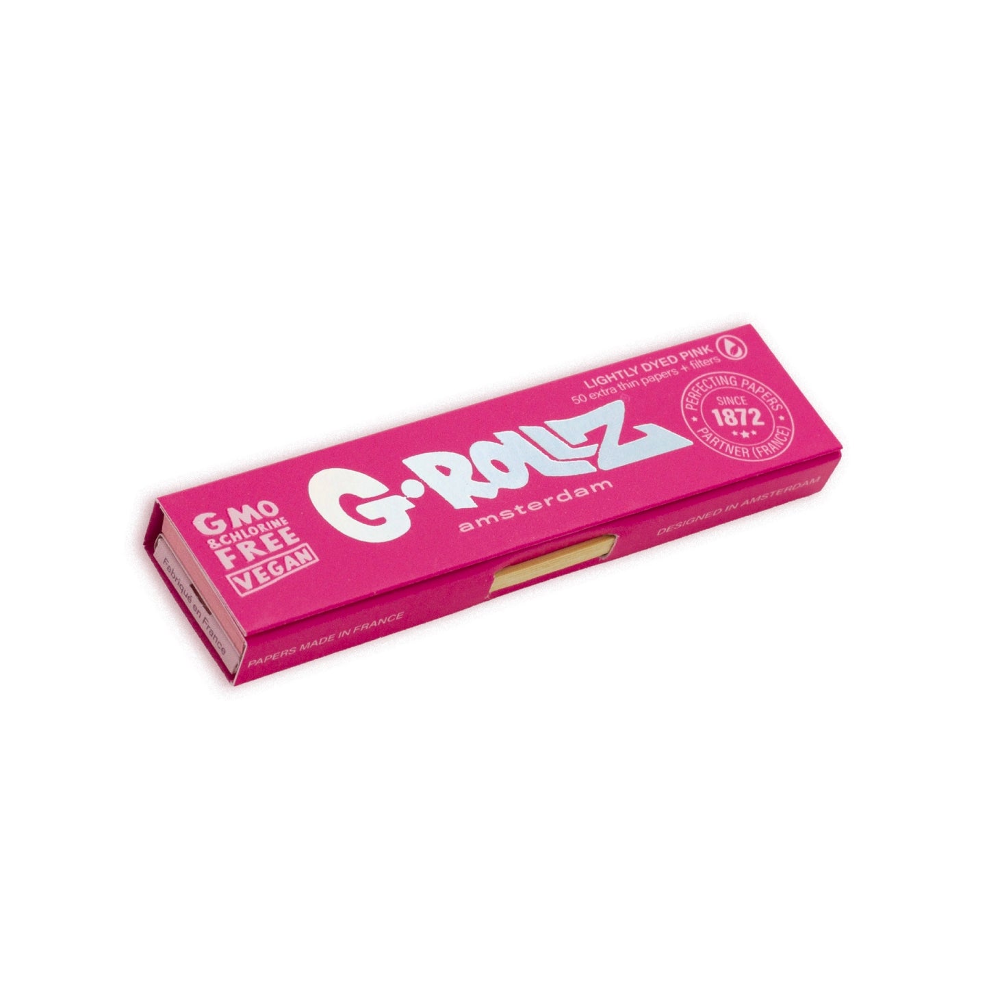 PAPÍRKY + FILTRY LIGHTLY DYED PINK PINK KING SIZE SLIM