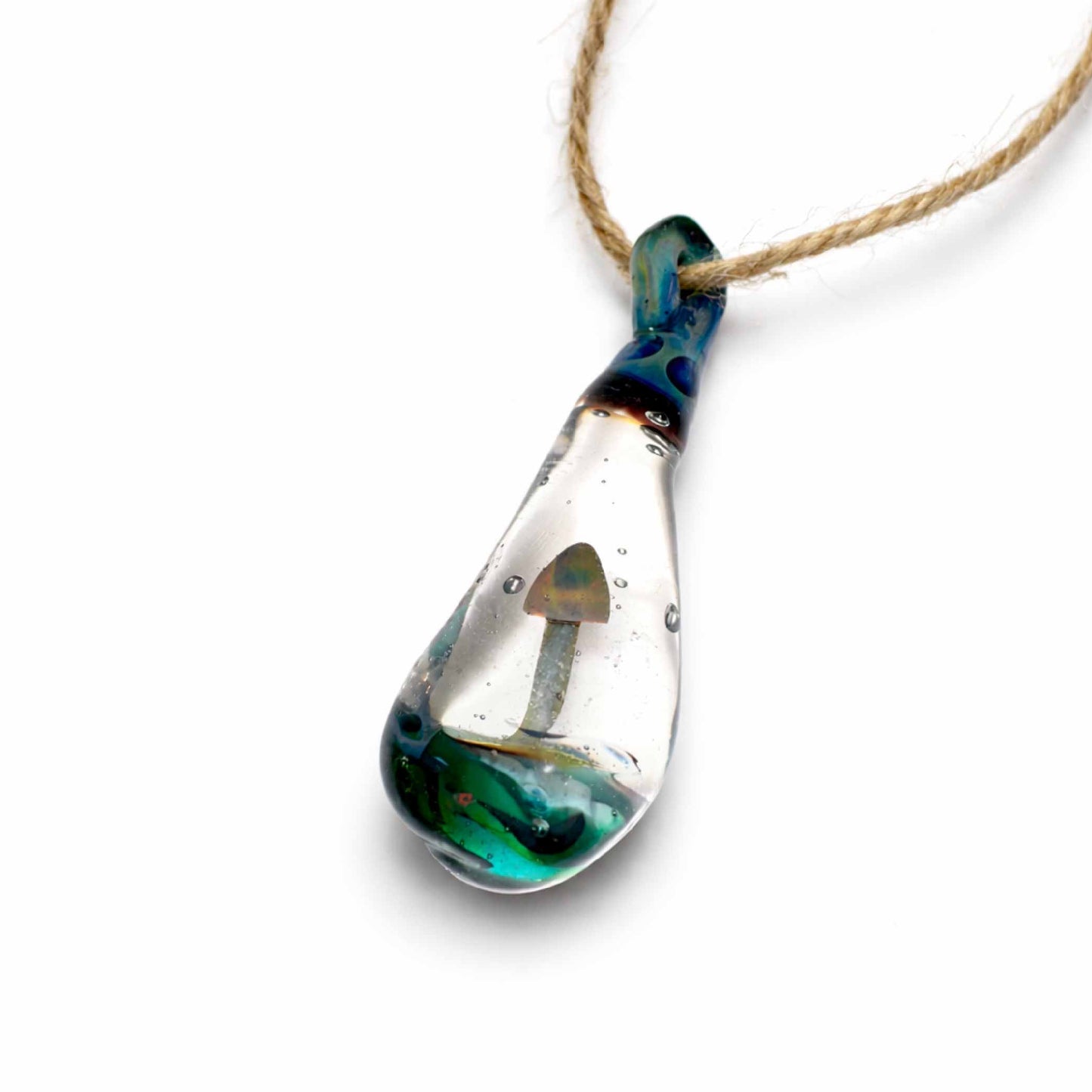 HANDMADE SKLENĚNÝ PŘÍVĚŠEK