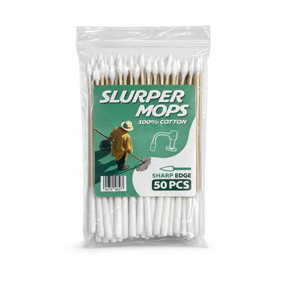 ČISTÍCÍ VATOVÉ TYČINKY SLURPER MOPS ŠPIČATÉ - 49 KS