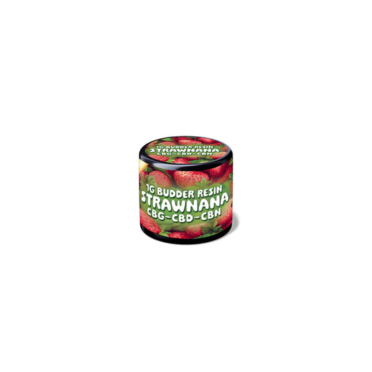 CBD LIVE RESIN EXTRAKT BUDDER 1G - STRAWNANA