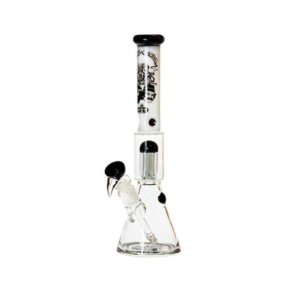 SKLENĚNÝ BONG CHEECH & CHONG SMOKING BROTHERS WHITE 35 CM