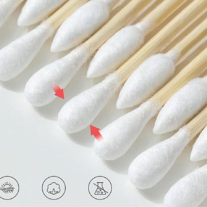 ČISTÍCÍ VATOVÉ TYČINKY ŠPIČATÉ - 49 KS