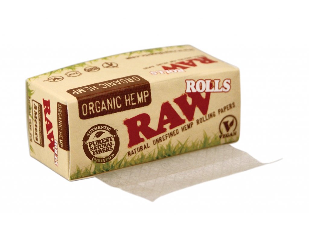 Rolls RAW Organic Hemp 5m