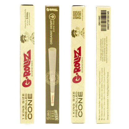 CONES ORGANIC HEMP EXTRA THIN KING SIZE