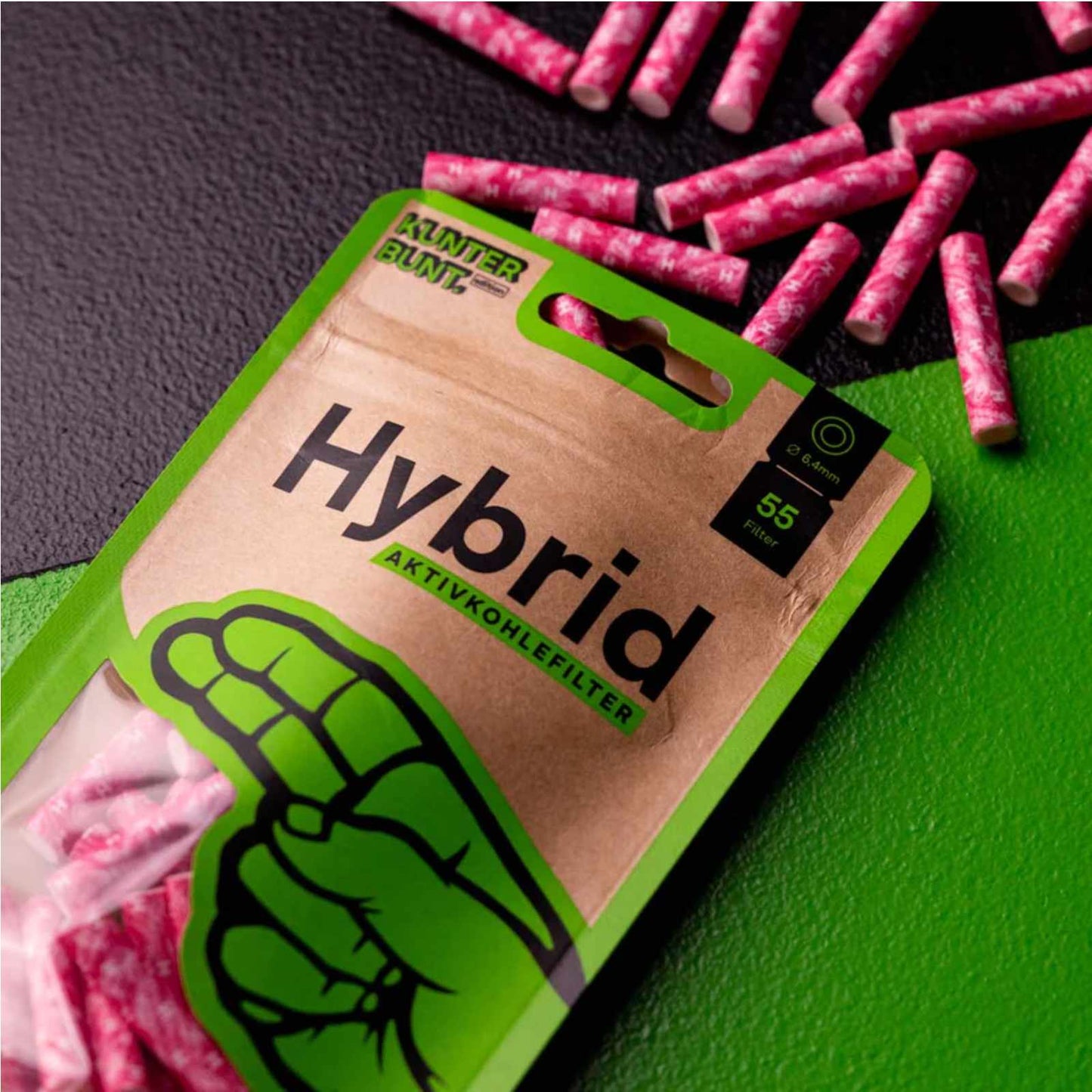 FILTRY UHLÍKOVÉ PINK - BALENÍ 55 KS