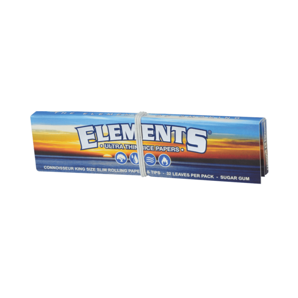 Papírky Elements King Size Slim + Filtry