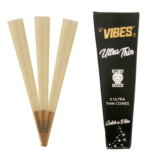 Vibes King Size Ultra Thin Cones